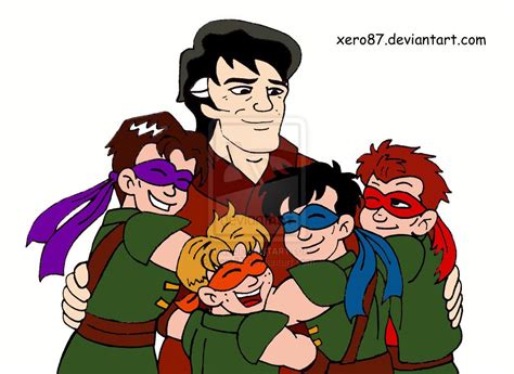 Tmnt Splinter And Sons Humanized By Xero87 On Deviantart Tmnt