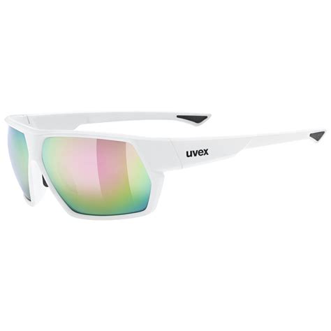 Uvex Sportstyle 238 White Matt MIRROR Pink Eyewear Uvex Sports