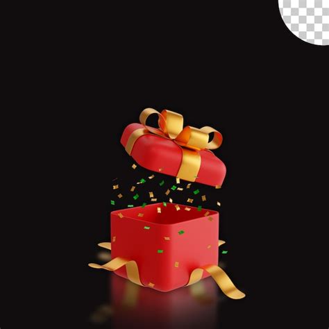 Premium Psd Realistic D Gift Box Psd