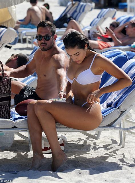 Olivia Culpo Wows In White Bikini As She Frolics On The Beach With Boyfriend Danny Amendola In