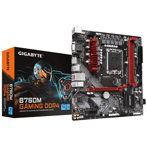 Placa Mãe Gigabyte B760M Gaming DDR4 Chipset B760 Intel LGA 1700