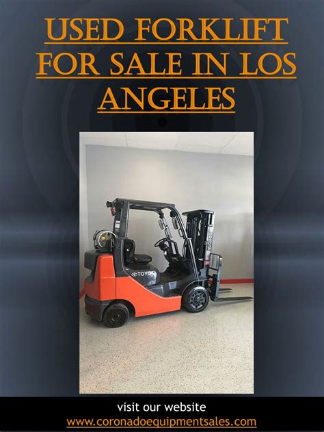 Ppt Used Forklifts For Sale Powerpoint Presentation Free Download