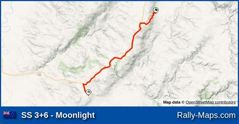 Karte Wp Moonlight Otago Rally Aprc Rallyekarte De