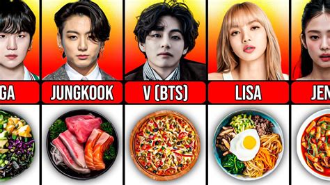 Famous K Pop Idols And Their Favourite Foods YouTube