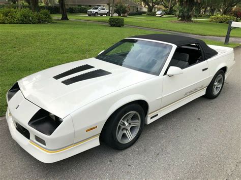 1989 Chevrolet Camaro Z28 Iroc Z Convertible For Sale