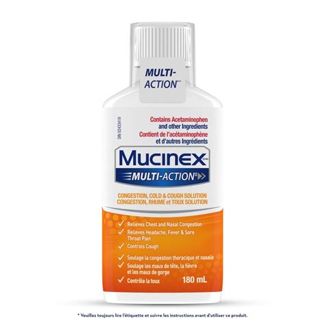 MUCINEX® Multi-Action™ | Liquid Cough And Cold Solution | Mucinex Canada