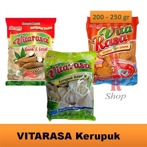 Jual VITARASA Kerupuk Mentah 250gr Kemasan Praktis Berkualitas Kerupuk