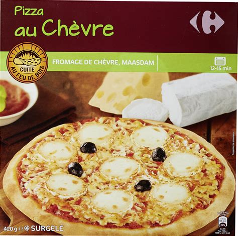 Pizza Cuite Au Feu De Bois Ch Vre Carrefour G