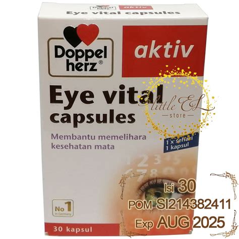 Jual Doppelherz Aktiv Eye Vital Capsules Suplemen Kesehatan Mata