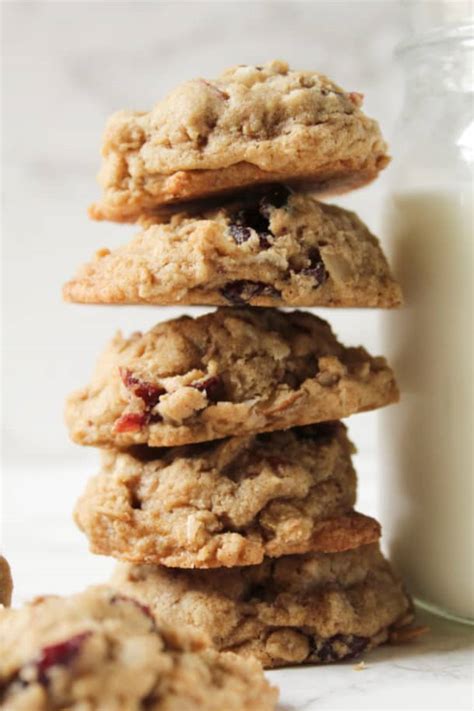 Cranberry Coconut Oatmeal Cookies Gluten Free Mile High Mitts