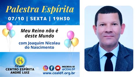 Palestra Esp Rita Tema Meu Reino N O Deste Mundo Joaquim