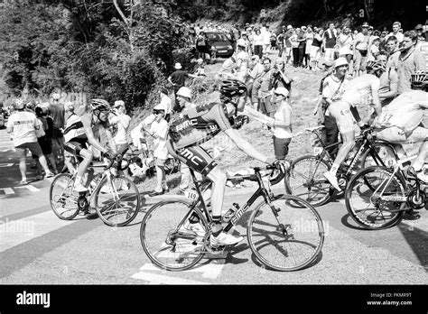 Tour de france mountain stage Black and White Stock Photos & Images - Alamy