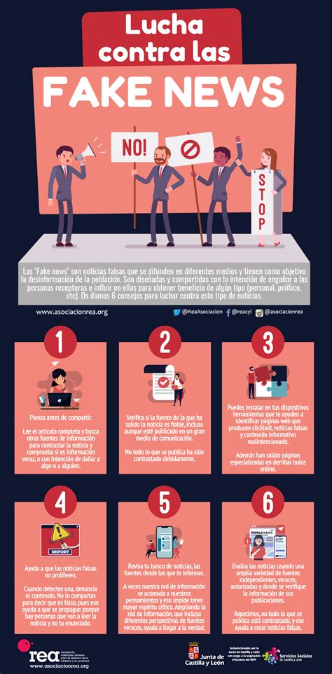 Infografía Sobre Noticias Falsas