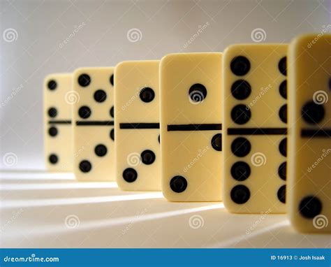 Lined Up Dominos Stock Photos Image 16913