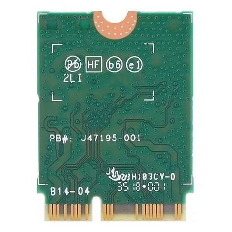 Intel 9461NGW Dual Band Wireless-AC 9461 Wlan Bluetooth 5.1 Wi-Fi Wlan ...