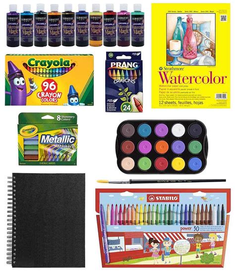 Top Ten Art Supplies for Kids