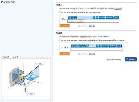 Solved Determine The Magnitude Of The Resultant Force Acting