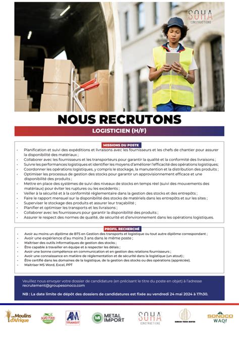 Sonoco Recrute Postes H F Y A Bara Offres D Emplois Et Stages