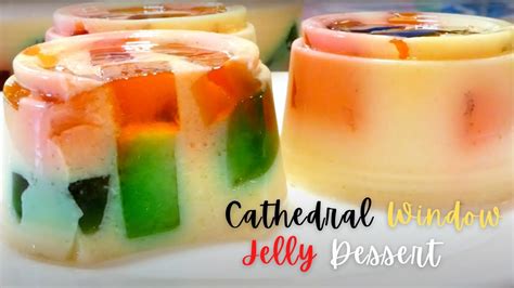 How To Make Cathedral Window Jelly Dessert In A Cup Perfect Dessert For Christmas And New Year