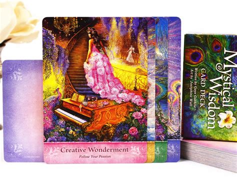 Oracle Deck And Guidebook Pretty Mystical Wisdom Oracle Etsy