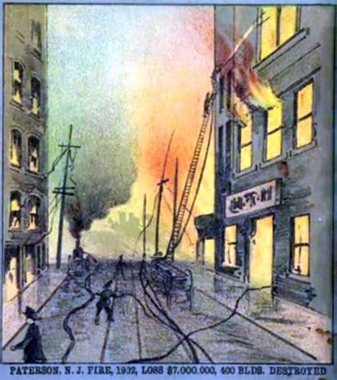 GREAT 1902 CONFLAGRATION - PATERSON, NJ FD