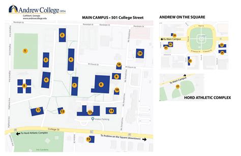 Andrew College | Campus Map | Buildings on Campus | Building Map