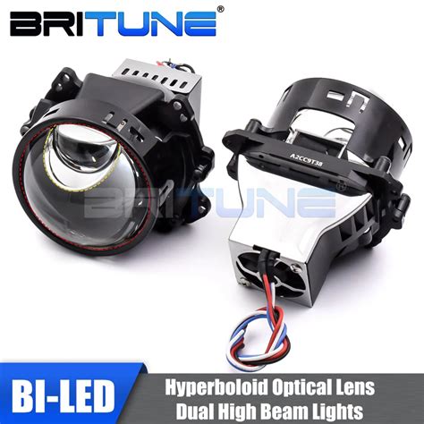 Bi Led Lenses For Headlights Hyperboloid Retrofit Projector Car Lens