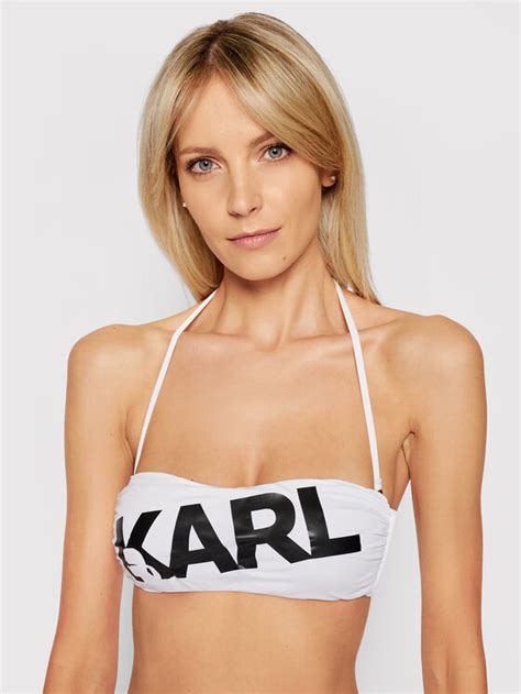 Karl Lagerfeld G Ra Od Bikini Printed Logo Kl Wtp Bia Y Modivo Pl