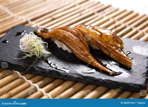 Anago Grilled See Eel Sushi Stock Photo Image Of Asian Aburi