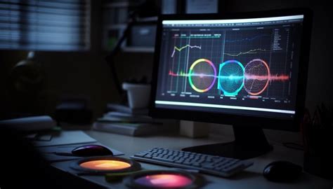 Premium Ai Image Doctor Analyzing Pulse Trace On Computer Monitor In Modern Hospital Generated