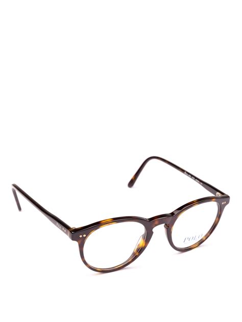 Polo Ralph Lauren Tortoiseshell Acetate Frame Round Glasses Glasses