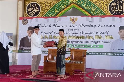 Menparekraf Prioritaskan Program Digitalisasi Pondok Pesantren Antara