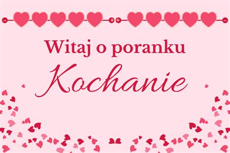 Ekartka Witaj Kochanie O Poranku Gify Na Mi Y Dzie