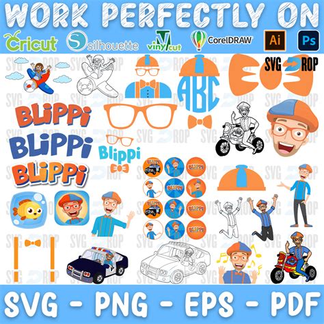 Blippi Bundle Svg By Svgdrop On Deviantart