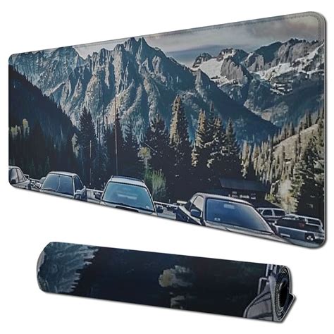 Wllo Ord Car Large Mouse Pad Gaming Mousepad Sport Car Stance Mountain