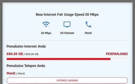 Cara Cek FUP Indihome 3 Metode Ter LENGKAP