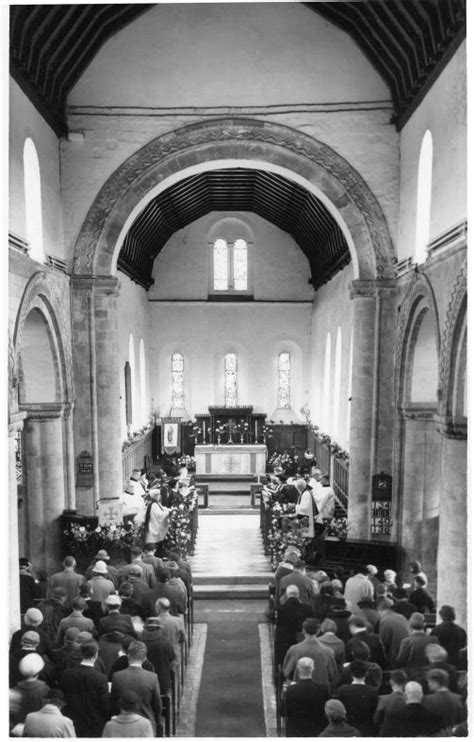 Interior of St Margaret's Church 1957 - St Margaret's Village History