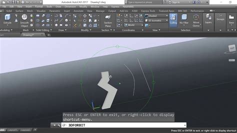 7 Extrude Command Autocad 3d Youtube