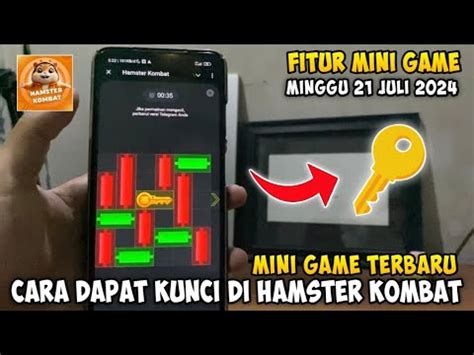 Cara Dapat Kunci Di Mini Game Hamster Kombat Hari Ini 21 July 2024