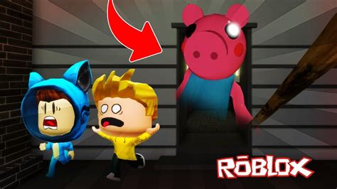 Escapamos Del Nuevo Mapa De Piggy Exe Maldito Roblox Bebe Milo