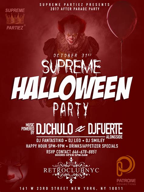 2017 OFFICIAL HALLOWEEN PARADE AFTERPARTY @RETROCLUB NYC OCT 31st ...