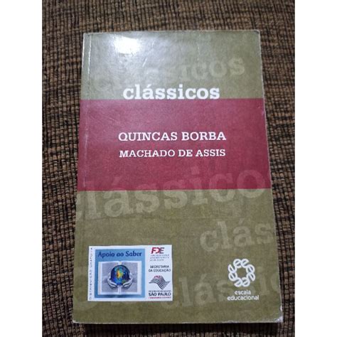 Livro Quincas Borba Machado De Assis F Shopee Brasil