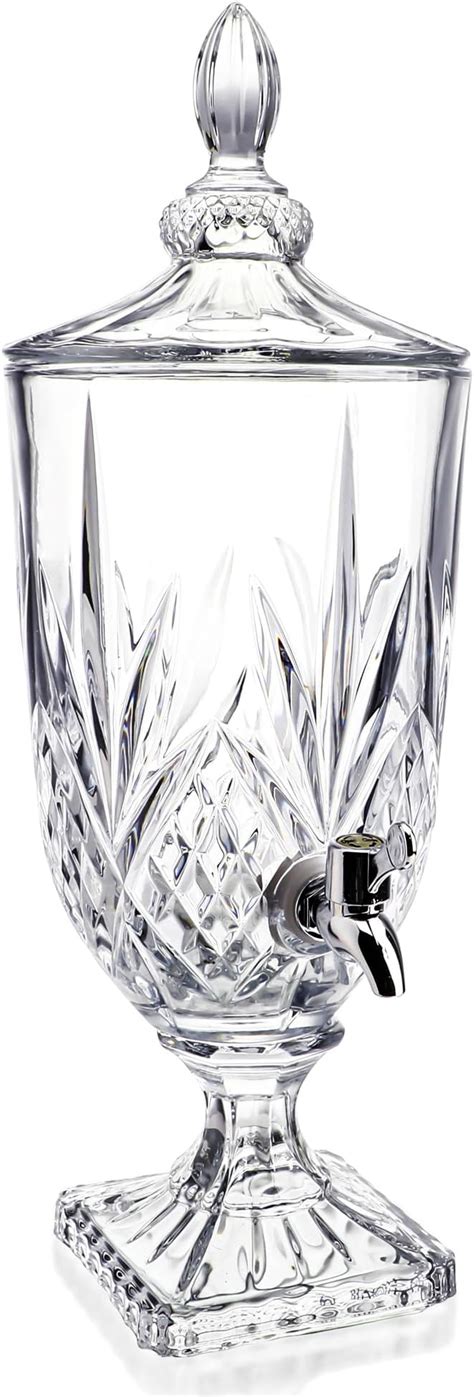 Amazon Shannon Crystal Horizon Chrome And Glass Mouth Beverage