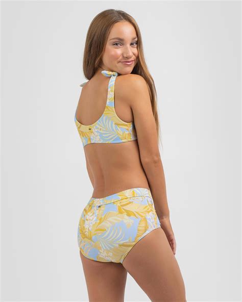 Shop Rip Curl Girls Namotu Bikini Set In Light Blue Fast Shipping Easy Returns City Beach