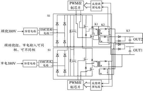 一种高压变频器的辅助电源电路的制作方法