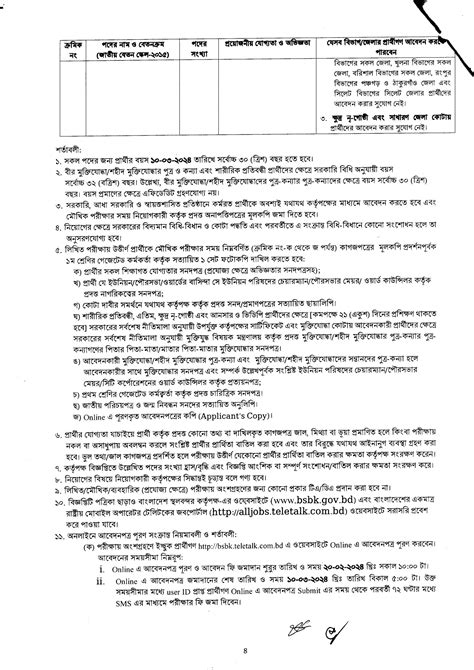 Bsbk Job Circular 2024 Application Form