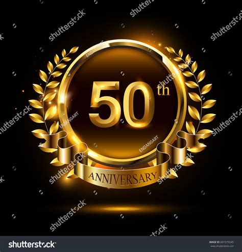 50th Golden Anniversary Clip Art