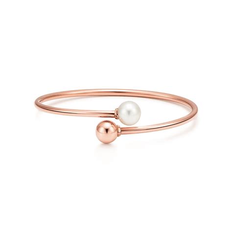 Tiffany HardWear Ball Bypass Bracelet In 18k Rose Gold With A