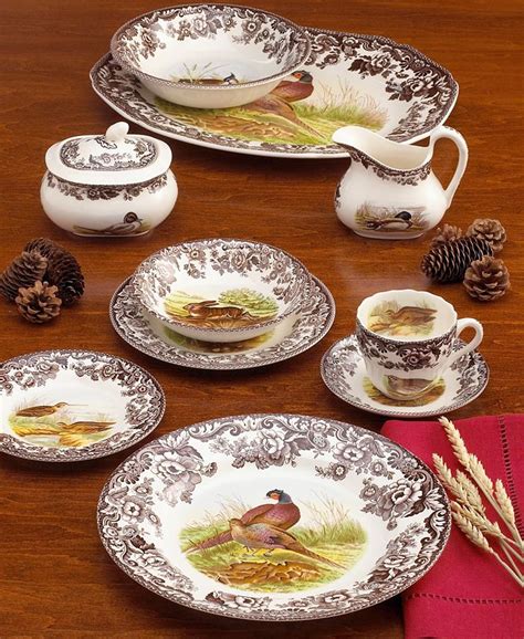 Spode Dinnerware Woodland Bird Collection Macys