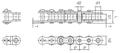 05B Roller Chain Dimensions & 05B Chain Types